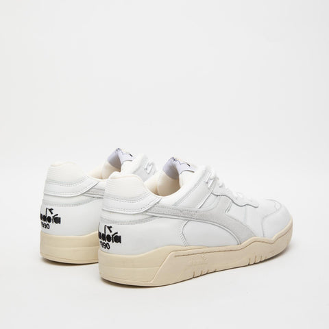 B.560 USED WHITE SNEAKERS UOMO IN PELLE