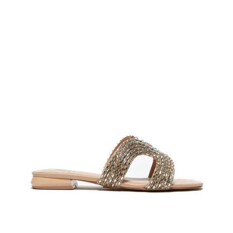 AV6801 SOFT NUDE CIABATTA DONNA CON STRASS