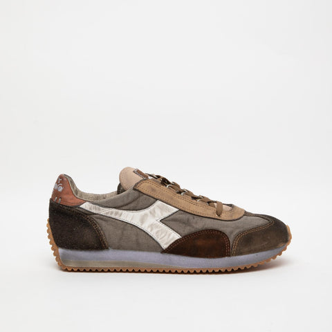 EQUIPE DIRTY SW EVO BROWN SNEAKERS UOMO IN PELLE