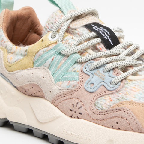 YAMANO 3 CREAM BONE SNEAKERS DONNA IN PELLE