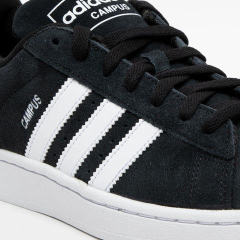 CAMPUS 2 CBLACK/FTWWHT/FTWWHT SNEAKERS UNISEX IN PELLE