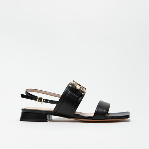5312 NERO SANDALO DONNA IN SIMILPELLE