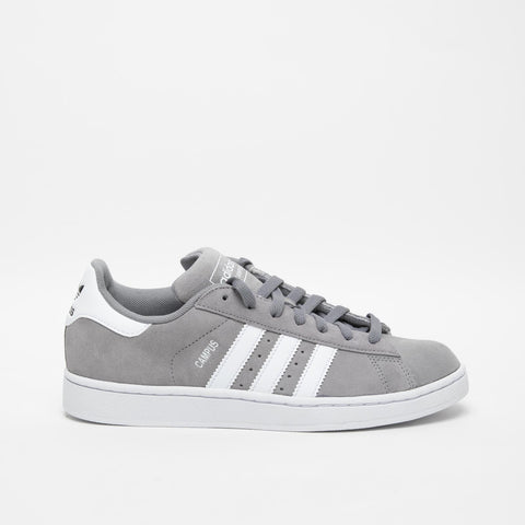 CAMPUS 2 GREY/FTWWHT/CBLACK SNEAKERS UNISEX IN PELLE