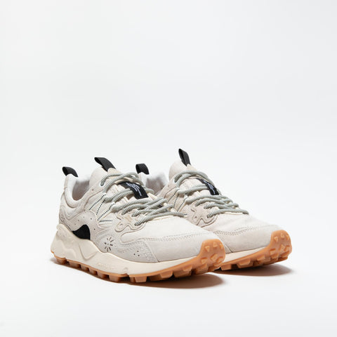YAMANO 3 BEIGE SNEAKERS UOMO IN PELLE