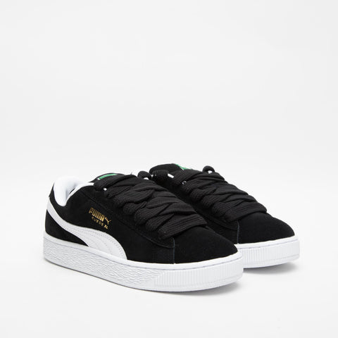 SUEDE XL BLACK SNEAKERS UNISEX IN PELLE
