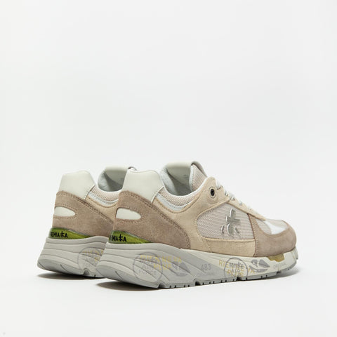 MASE BEIGE SNEAKERS UOMO IN PELLE