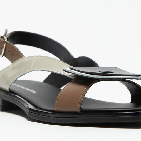 SC20 CAFFE SANDALO DONNA IN PELLE