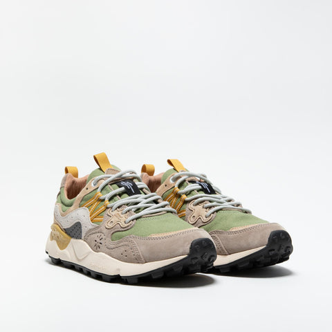 YAMANO 3 LIGHT BROWN MILITARE SNEAKERS UOMO IN PELLE
