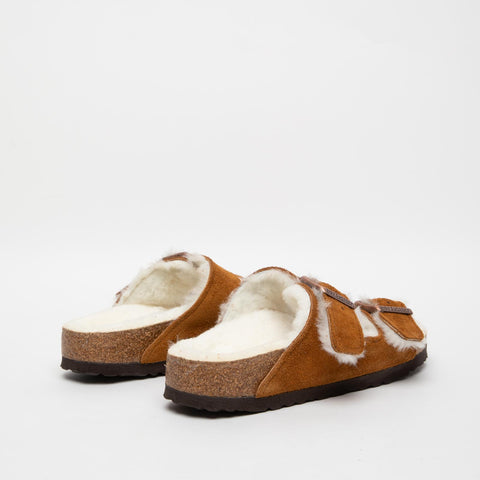ARIZONA SHEARLING MINK CIABATTA DONNA IN PELLE