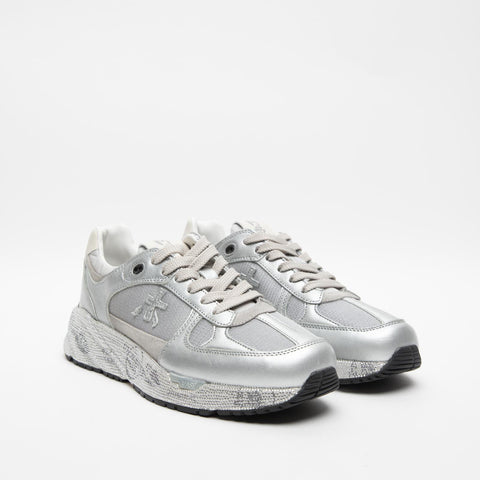 MASED SILVER 7093 SNEAKERS DONNA IN PELLE
