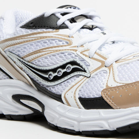 RIDE MILLENNIUM WHT GOLD BLACK SNEAKERS DONNA IN TESSUTO