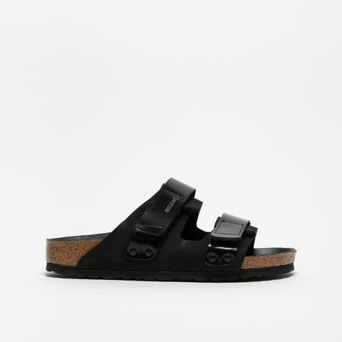 UJI BLACK CIABATTA DONNA IN PELLE