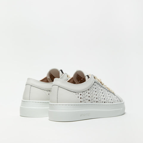 VITELLO BIANCO SNEAKERS DONNA IN PELLE