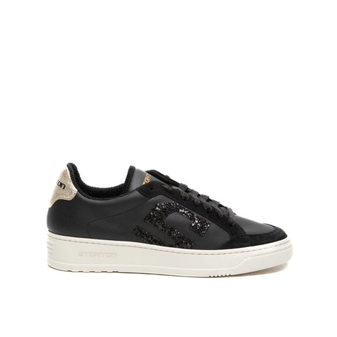 S-ONE-D BLACK SNEAKERS DONNA IN PELLE