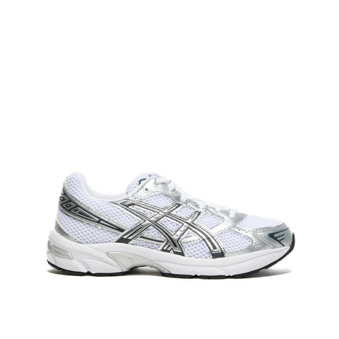 GEL-1130 WHITE SILVER SNEAKERS UNISEX IN TESSUTO