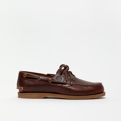 CLASSIC BOAT BURGUNDY FULL GRAIN MOCASSINO DONNA IN PELLE