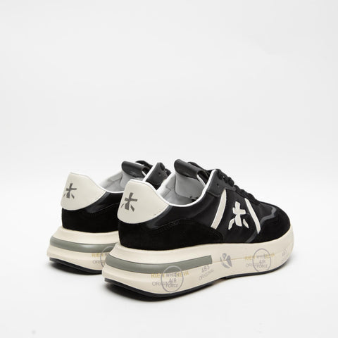 CASSIE BLACK 6471 SNEAKERS DONNA IN PELLE