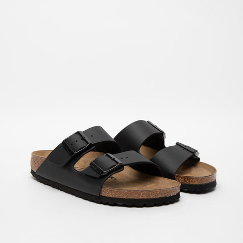 ARIZONA BLACK UNISEX SLIPPER IN BIRKO-FLOR