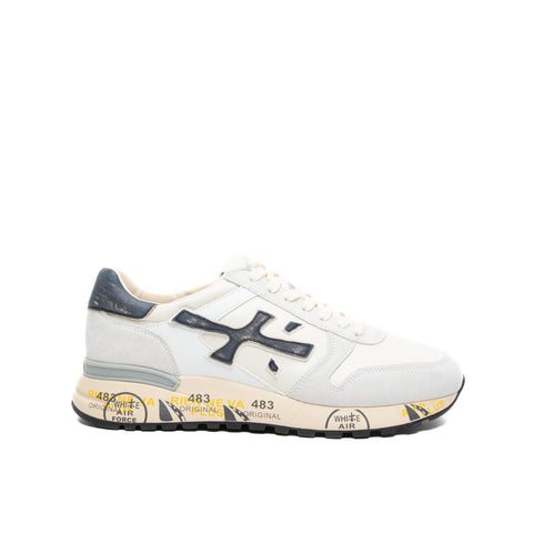 MICK CREAM 6873 SNEAKERS UOMO IN PELLE