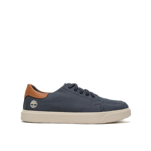 EMERSON STREET DARK BLUE CANVAS SNEAKERS UOMO IN TESSUTO