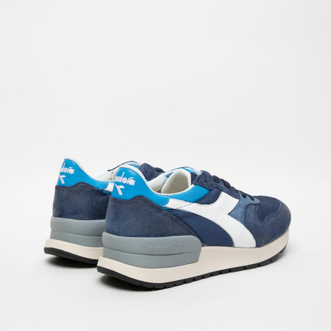 CONQUEST PIGSKIN SW BLUE EBONY SNEAKERS UOMO IN PELLE E TESSUTO