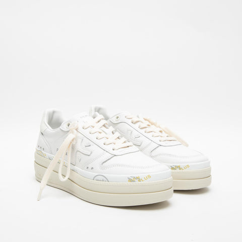 MICOL WHITE 7010 SNEAKERS DONNA IN PELLE