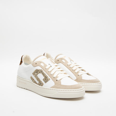S-ONE-D WHITE SNEAKERS DONNA IN PELLE