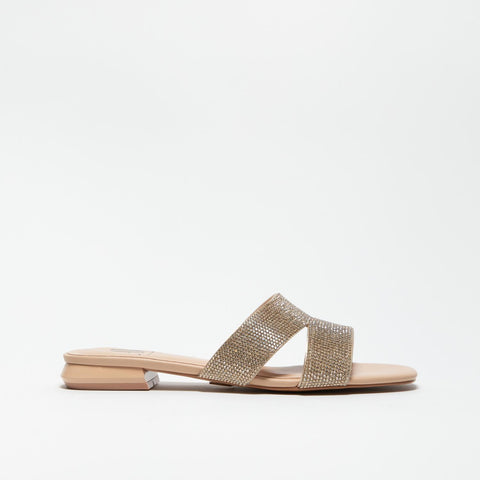 AV6802 SOFT NUDE CIABATTA DONNA CON STRASS