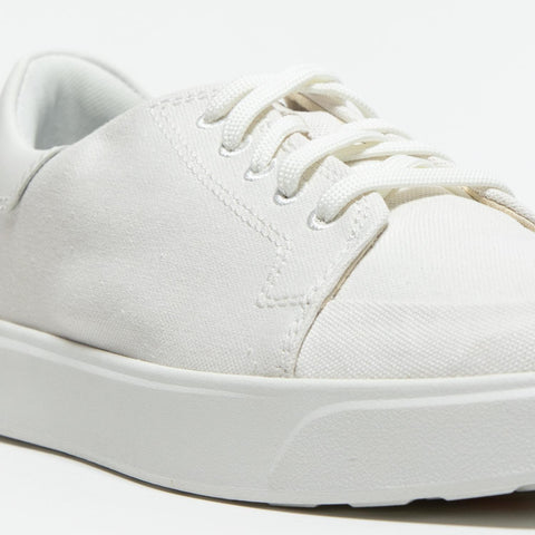 EMERSON STREET WHITE CANVAS SNEAKERS UOMO IJN TESSUTO
