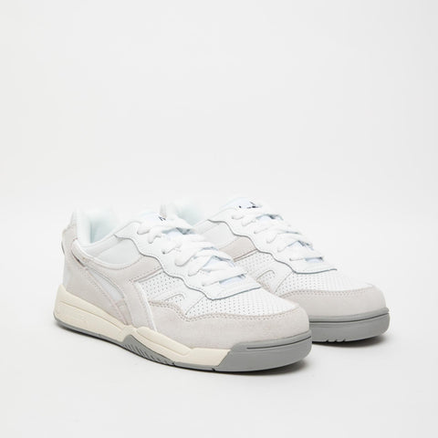 WINNER SL BIANCO/GRIGIO SNEAKERS UNISEX IN PELLE E SIMILPELLE