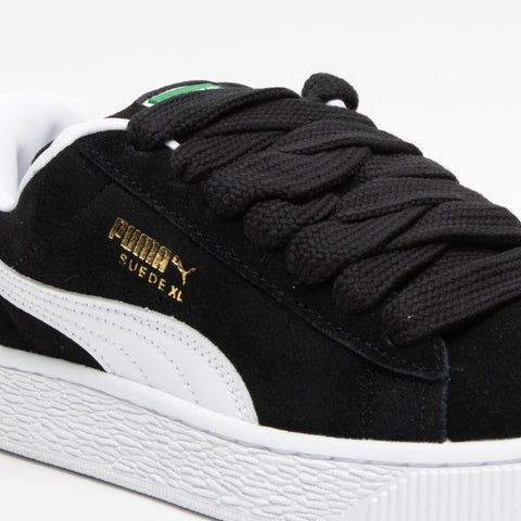 SUEDE XL BLACK SNEAKERS UNISEX IN PELLE
