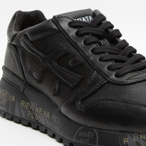 MICK BLACK 7108 SNEAKERS UOMO IN PELLE