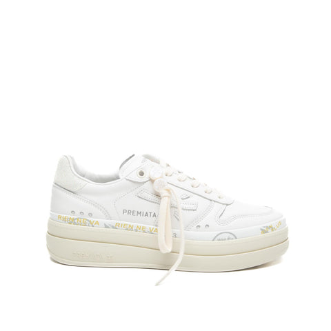 MICOL WHITE 7010 SNEAKERS DONNA IN PELLE