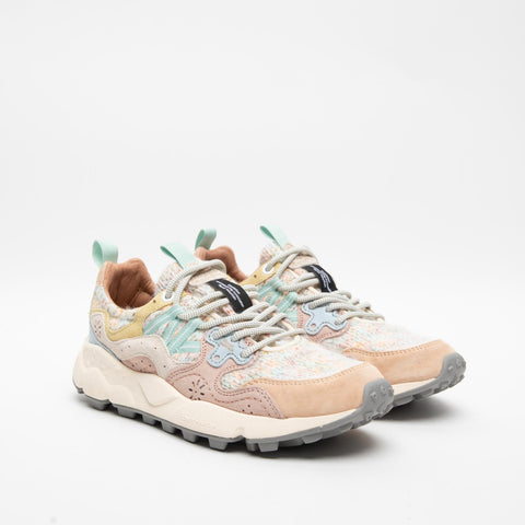 YAMANO 3 CREAM BONE SNEAKERS DONNA IN PELLE