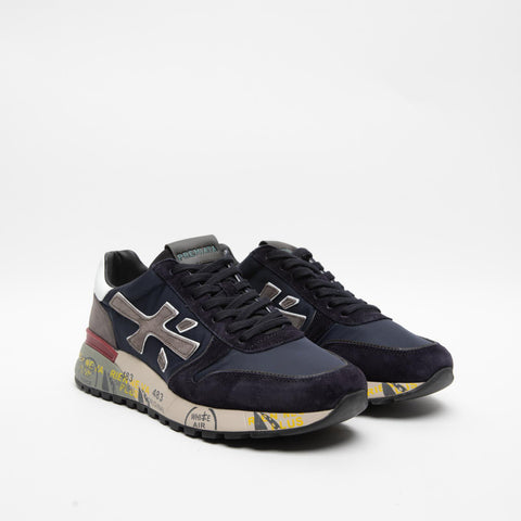 MICK BLU GREY 6421 SNEAKERS UOMO IN PELLE