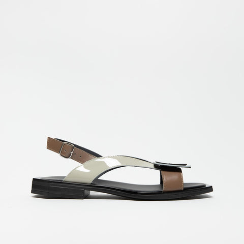 SC20 CAFFE SANDALO DONNA IN PELLE