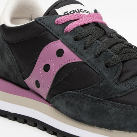 JAZZ TRIPLE BLACK SNEKAERS DONNA IN PELLE