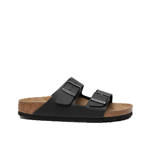 ARIZONA BLACK UNISEX SLIPPER IN BIRKO-FLOR