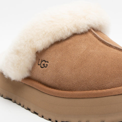 DISQUETTE CHESTNUT SABOT DONNA IN PELLE
