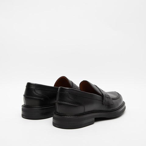 73N8 BLACK MOCASSINO UOMO IN PELLE