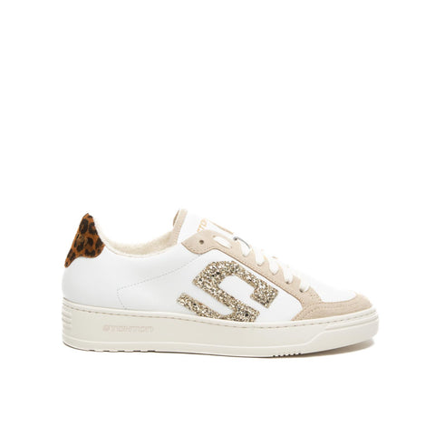 S-ONE-D WHITE SNEAKERS DONNA IN PELLE