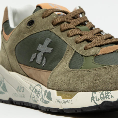 MASE VERDE SNEAKERS UOMO IN PELLE