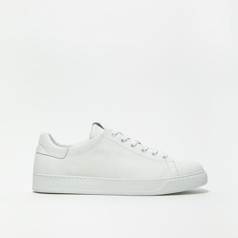 STOCCOLMA BIANCO SNEAKERS UOMO IN PELLE