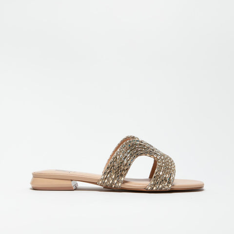 AV6801 SOFT NUDE CIABATTA DONNA CON STRASS