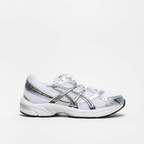 GEL-1130 WHITE SILVER SNEAKERS UNISEX IN TESSUTO