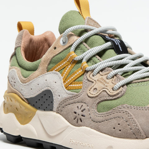 YAMANO 3 LIGHT BROWN MILITARE SNEAKERS UOMO IN PELLE
