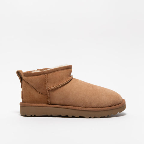 CLASSIC ULTRA MINI CHESTNUT STIVALETTO DONNA IN PELLE