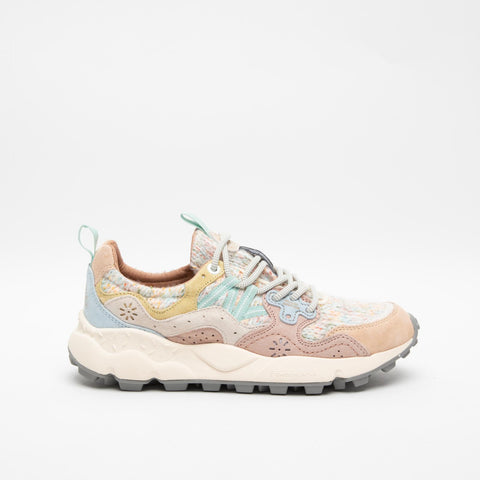 YAMANO 3 CREAM BONE SNEAKERS DONNA IN PELLE