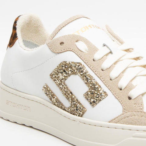 S-ONE-D WHITE SNEAKERS DONNA IN PELLE
